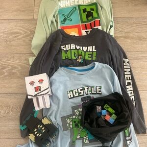 Minecraft bundle size 10/12 boys